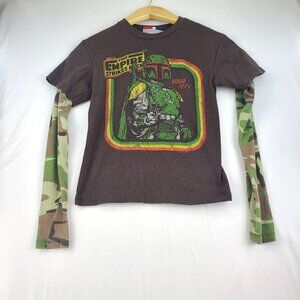 Junk Food Loves Gap Kids Star Wars Empire Strikes Back Camo Long Sleeves 4/5